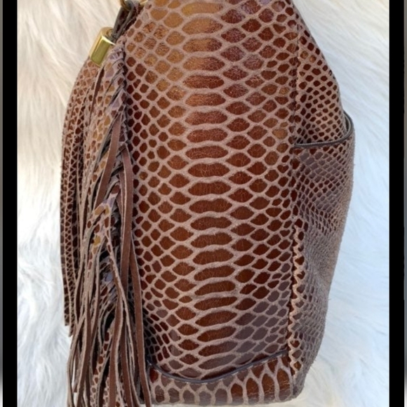 G.I.L.I. Exotic Snakeskin Hobo EUC - Picture 2 of 8